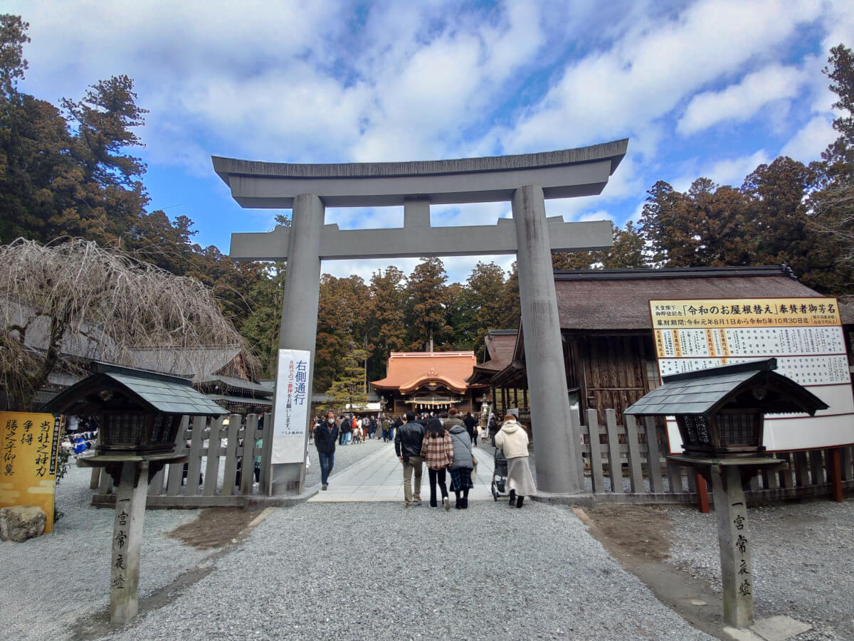 初詣ツーリングは小國神社　1/28